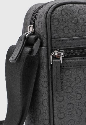 Bolso Manos Libres GUESS West Adams Gris Oscuro