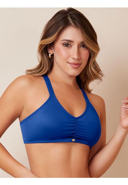 Top De Baño Ajustable En Espalda Haby Azul Náutico