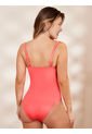 Traje De Baño Strapless Entero Haby Coral de Haby