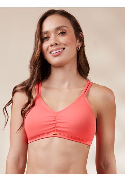Top De Baño Ajustable En Espalda Haby Coral