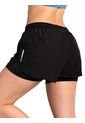 Short Deportivo Para Mujer Haby Negro de Haby