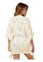 Pareo Kimono En Malla Color Vainilla Haby de Haby