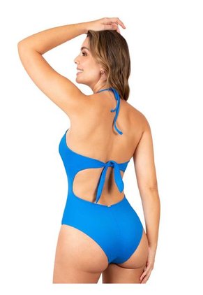 Traje De Baño Entero Azul