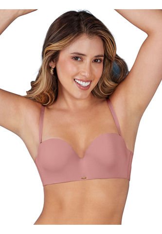 Brasier Strapless Haby Rosa Haby