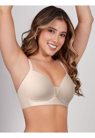 Brasier Triangular Sin Aro Beige Haby Haby