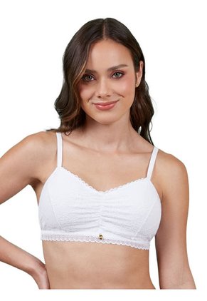 Bralette En Encaje Para Mujer Haby Blanco