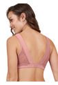 Bralette Para Mujer Con Encaje Posterior Haby Rosa de Haby