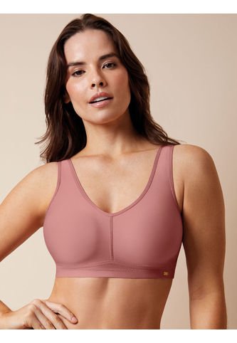 Brasier Clásico Copa Entera Rosa Haby