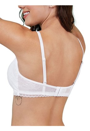 Bralette En Encaje Para Mujer Haby Blanco