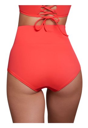 Panty De Baño Alto En Cintura Para Mujer Haby Naranja