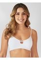 Bralette Triangular Escote V Blanco Haby de Haby