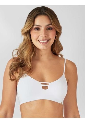 Bralette Triangular Escote V Blanco Haby Haby