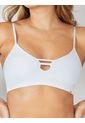 Bralette Triangular Escote V Blanco Haby de Haby