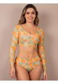 Bikini De Baño Manga Larga Para Mujer de Haby