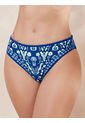 Panty De Baño Doble Faz Para Mujer Haby Azul Náutico de Haby