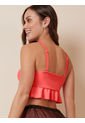 Top De Baño Strapless Haby Coral de Haby