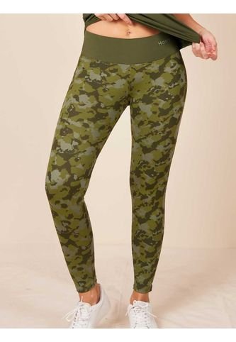 Leggins Deportivo Haby Estampado Verde Militar Haby