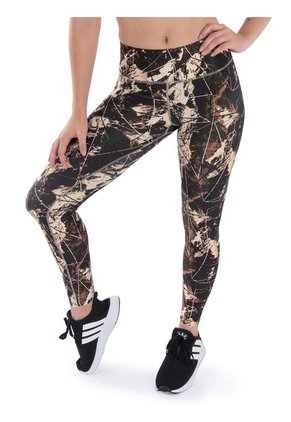 Leggins Deportivos Estampados Haby Café