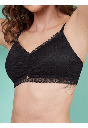 Bralette En Encaje Para Mujer Haby Negro
