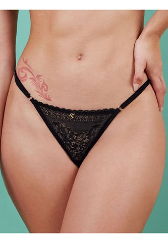 Brasilera En Encaje Haby Negro Haby