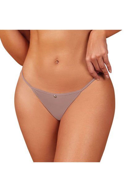 Brasilera Tipo T Haby Para Mujer Marrón Claro