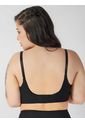 Brasier Espalda Ancha Mujer Negro de Haby