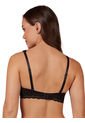 Brasier Tipo Top En Encaje Haby Negro de Haby