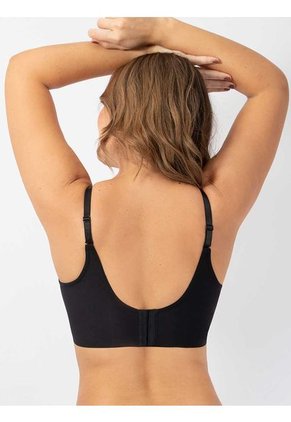 Brasier Escote Profundo Negro Haby