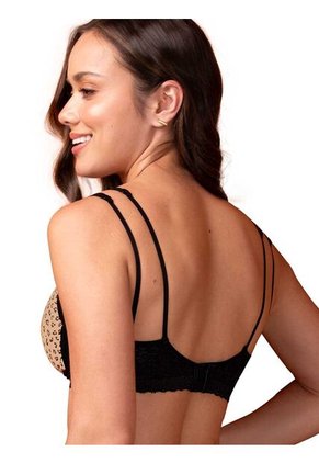 Bralette Triangular Estampado Animal Print Haby