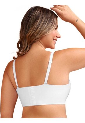 Brasier Espalda Ancha Color Blanco Haby