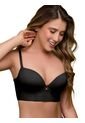 Brasier Espalda Ancha Color Negro Haby de Haby