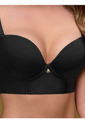 Brasier Espalda Ancha Color Negro Haby