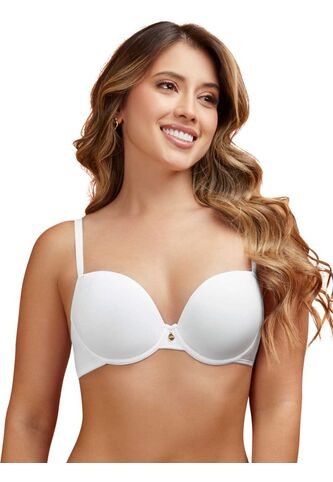 Brasier Media Copa Haby Color Blanco Haby