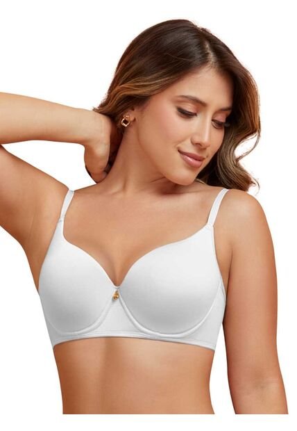 Brasier Copa Entera Haby Color Blanco