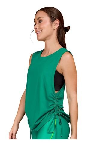 Camiseta Deportiva Manga Sisa Para Mujer Haby Verde Haby