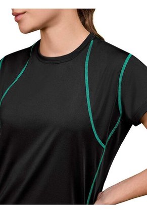 Camiseta Deportiva Para Mujer Haby Negro