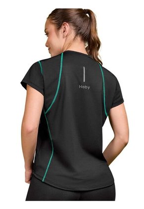 Camiseta Deportiva Para Mujer Haby Negro