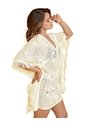 Pareo Kimono En Malla Color Vainilla Haby de Haby