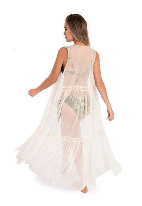 Pareo Kimono Largo Haby Vainilla