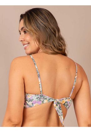 Bikini De Baño Estampado Para Mujer Lila