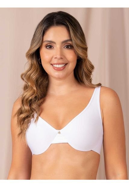 Brasier Escote En V Haby Blanco