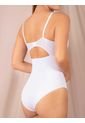 Body Encaje Superior Para Mujer Blanco Haby de Haby