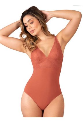 Body Encaje Superior Para Mujer Bronce Haby