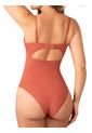 Body Encaje Superior Para Mujer Bronce Haby de Haby