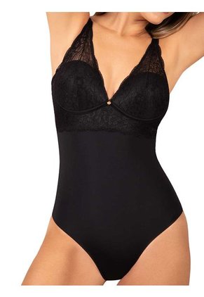 Body Encaje Superior Para Mujer Negro Haby