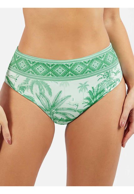 Panty De Baño Alto Verde Haby