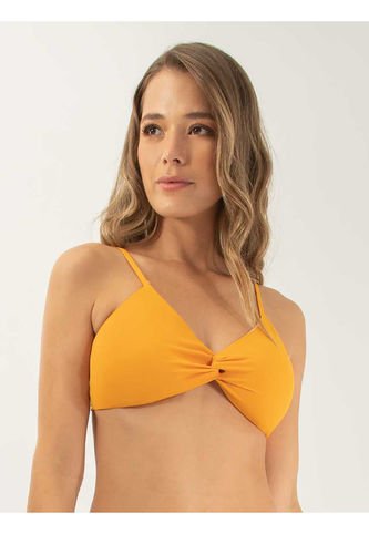 Top De Baño Triangular Haby Amarillo Mango Haby