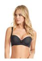 Brasier Espalda Ancha Mujer Negro de Haby