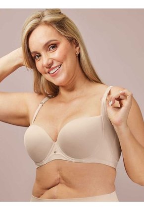 Brasier Espalda Ancha Mujer Perla