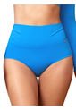 Panty De Baño Alto En Cintura Para Mujer Haby Azul de Haby